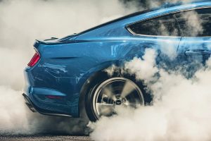 ford mustang burnout
