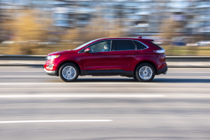 Red 2021 Ford Edge